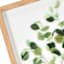 Glass Framed Leaves Print Wall Art, 11x14