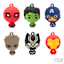 6- Piece Mini Marvel Character Ornament Set