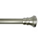 Holly 1" Nickel Finish Tension Shower Rod, 41-72"