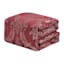 6-Piece Bellmead Red Jacquard Comforter Set, Queen