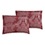 6-Piece Bellmead Red Jacquard Comforter Set, King