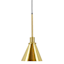Honeybloom Brass Metal Hardwire Pendant Light, 7"
