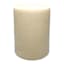 Honeybloom Tan Unscented Pillar Candle, 6x8