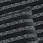 3-Piece Storm Black Cotton Quilt Set, Queen