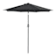 Black Crank & Tilt Round Patio Umbrella, 7.5'
