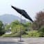 Black Crank & Tilt Round Patio Umbrella, 7.5'