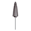 Charcoal Grey Round Crank & Tilt Outdoor Umbrella, 7.5'