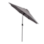 Charcoal Grey Round Crank & Tilt Outdoor Umbrella, 7.5'