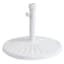 White Round Patio Umbrella Base, 40lb