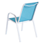 Stackable Sling Patio Chair, Aquarelle & White