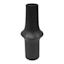 Black Ceramic Vase, 8"