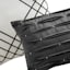 5-Piece Tucson Grey & White Jacquard Striped Comforter Set, Queen