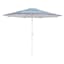 Ty Pennington Blue Striped Outdoor Crank & Tilt Umbrella, 9'