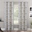 Ferrara Grey Grommet Light Filtering Curtain Panel, 84"