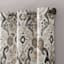 Narissa Mocha Light Filtering Grommet Curtain Panel, 84"