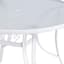 Woodhill Round Patio Dining Table, White