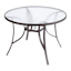 Woodhill Round Patio Dining Table, Brown