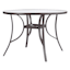 Woodhill Round Patio Dining Table, Brown
