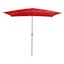 Cherry Red Outdoor Crank Umbrella, 10'