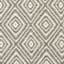 Tristen Brown & Cream Diamond Design Washable Runner, 2x5