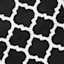 Julia Black Quatrefoil Washable Tufted Accent Rug, 26x44
