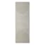 (A493) Crosby St. Ivory Half Moon Design Tufted Runner, 2x6