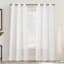 Anja Grommet Sheer Window Panel 84 White