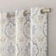 Ferrara Cream Grommet Light Filtering Curtain Panel, 84"