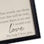 Providence Framed I Love You Sentiment Wall Sign, 10x20