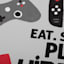 Eat, Sleep, Play Video Games Canvas Wall Art, 10x12