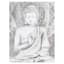 Found & Fable Neutral Buddha Canvas Wall Art, 12x16