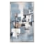 Ty Pennington Framed Blue Abstract Canvas Wall Art, 30x50
