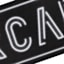 Arcade Matte Black Gloss Embellished Wall Decor, 24x8