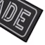 Arcade Matte Black Gloss Embellished Wall Decor, 24x8