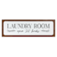 Laundry Room Wall Decor, 30x9