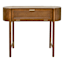 Found & Fable Reston Round Corner Wooden Console Table