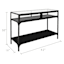 Honeybloom Sage Frost Console Table