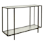 Crosby St. Cooper Metal Console Table, Black