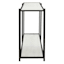 Crosby St. Cooper Metal Console Table, Black