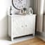 Providence Coventry Cross Wooden Cabinet, White