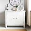 Providence Coventry Cross Wooden Cabinet, White