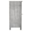 Providence 1-Door Mirrored Silver Cabinet