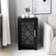 Providence Merrick 1-Door Cabinet, Black
