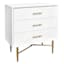 Crosby St. 3-Drawer Studio Cabinet, White