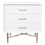Crosby St. 3-Drawer Studio Cabinet, White