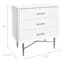 Crosby St. 3-Drawer Studio Cabinet, White