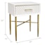 Crosby St. Studio 1-Drawer Accent Table, White