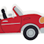 Tiny Dreamers Red Car Tabletop Decor, 3x7
