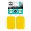 2Pk Embossed Silicone Id Tag