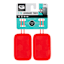 2Pk Embossed Silicone Id Tag